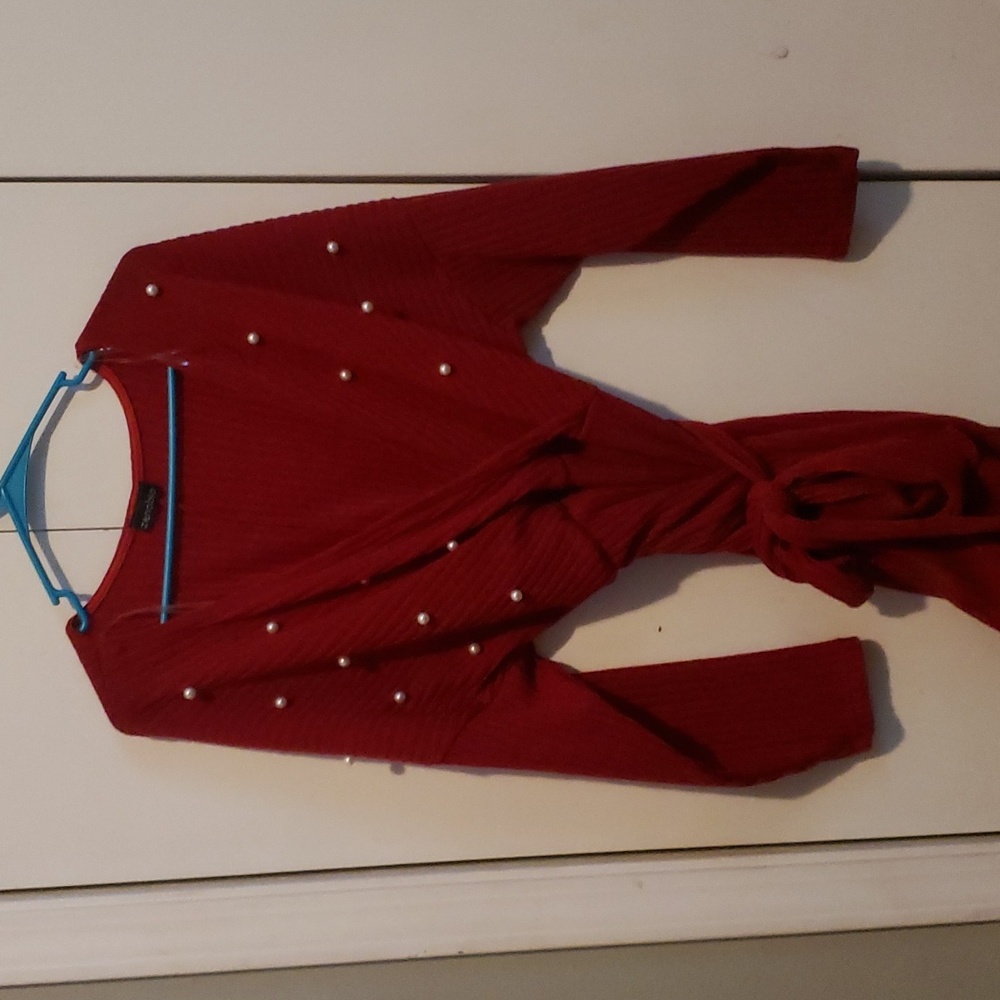 Plus Size Sweater Mini Dress